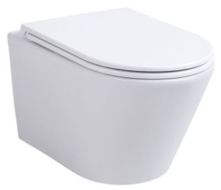 Подвесной унитаз Avimano Intuition 1001060 безободковый белый глянец